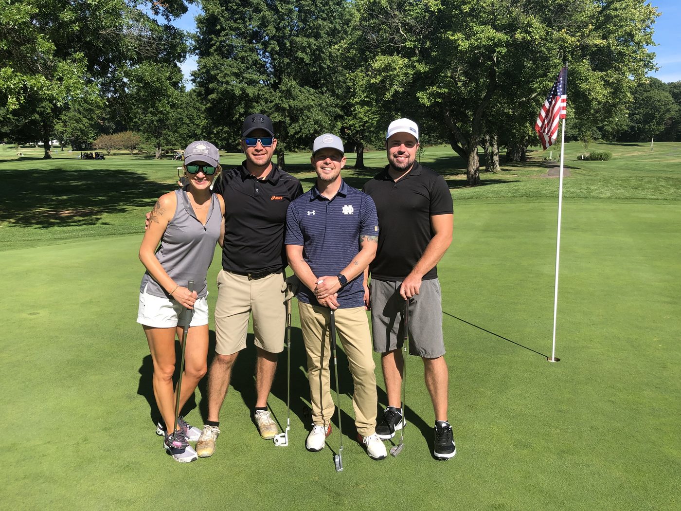 Golfers at the Captain Jason B. Jones Memorial Golf Tournament